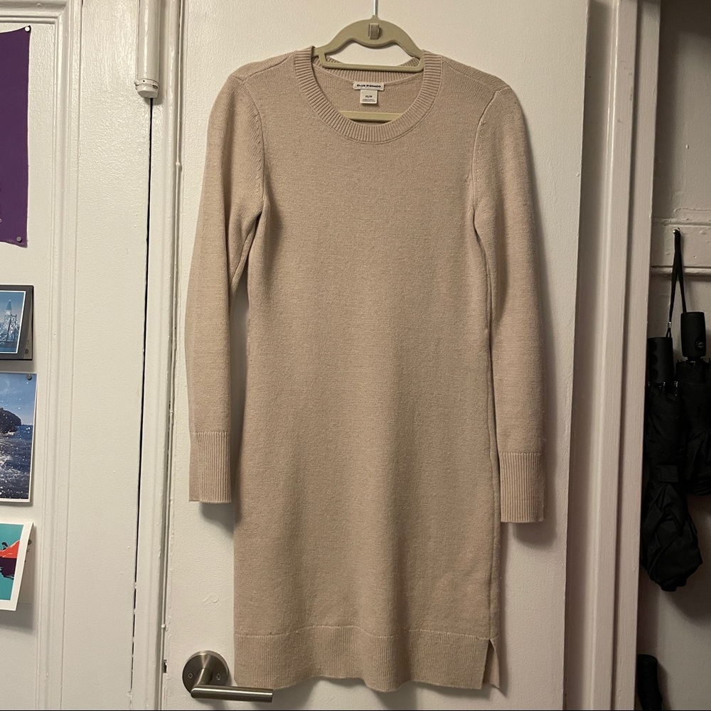 Club Monaco Nude Wool Dress XS
